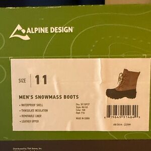 Alpine Design Men's Snowmass Boots - Tan